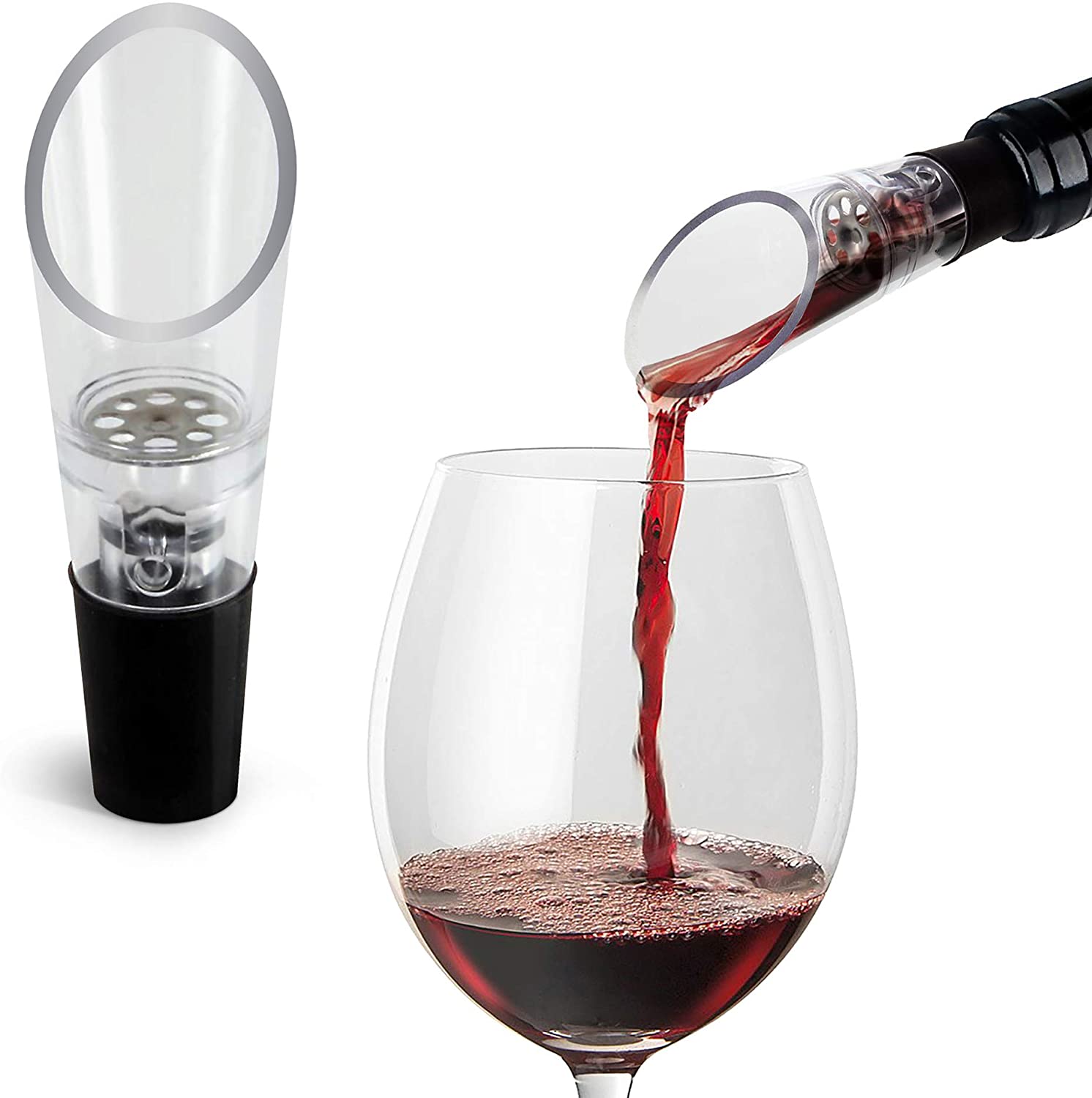 Wine Beer Liquor - Aeratore per vino Versatore Decanter Bottiglie