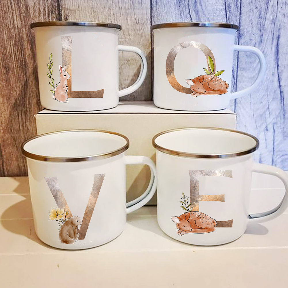 Wine Beer Best - Tazze da tè per caffè smaltate