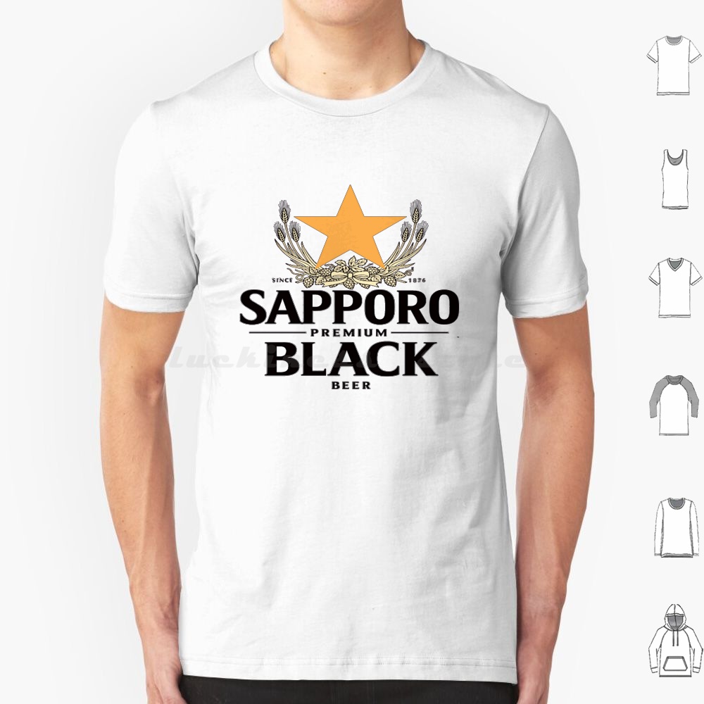 Wine Beer Best - T-shirt Sapporo Malt 6XL in cotone,