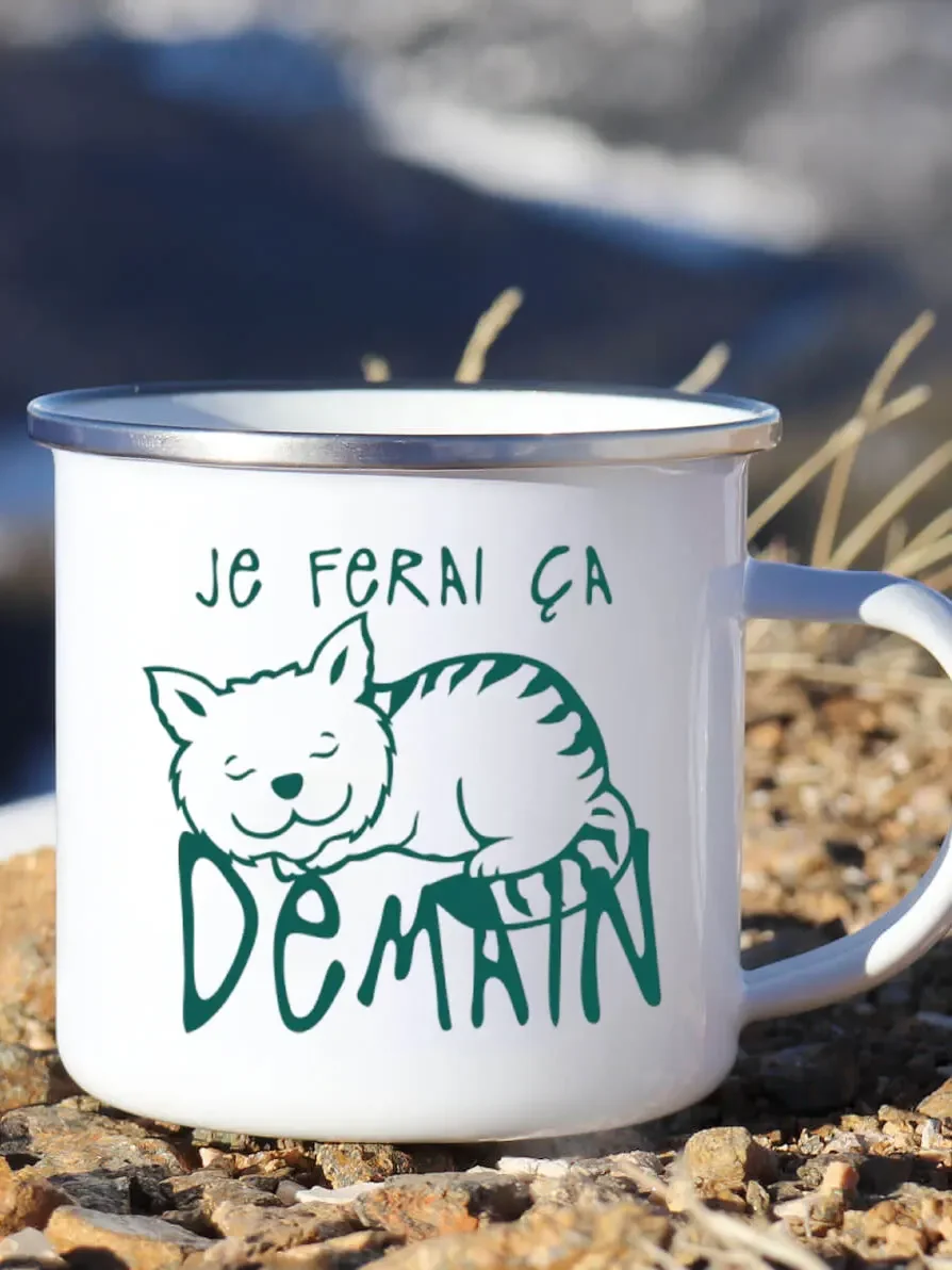 Simpatica tazza da caffè smalt - Wine Beer Best recensione e prezzo