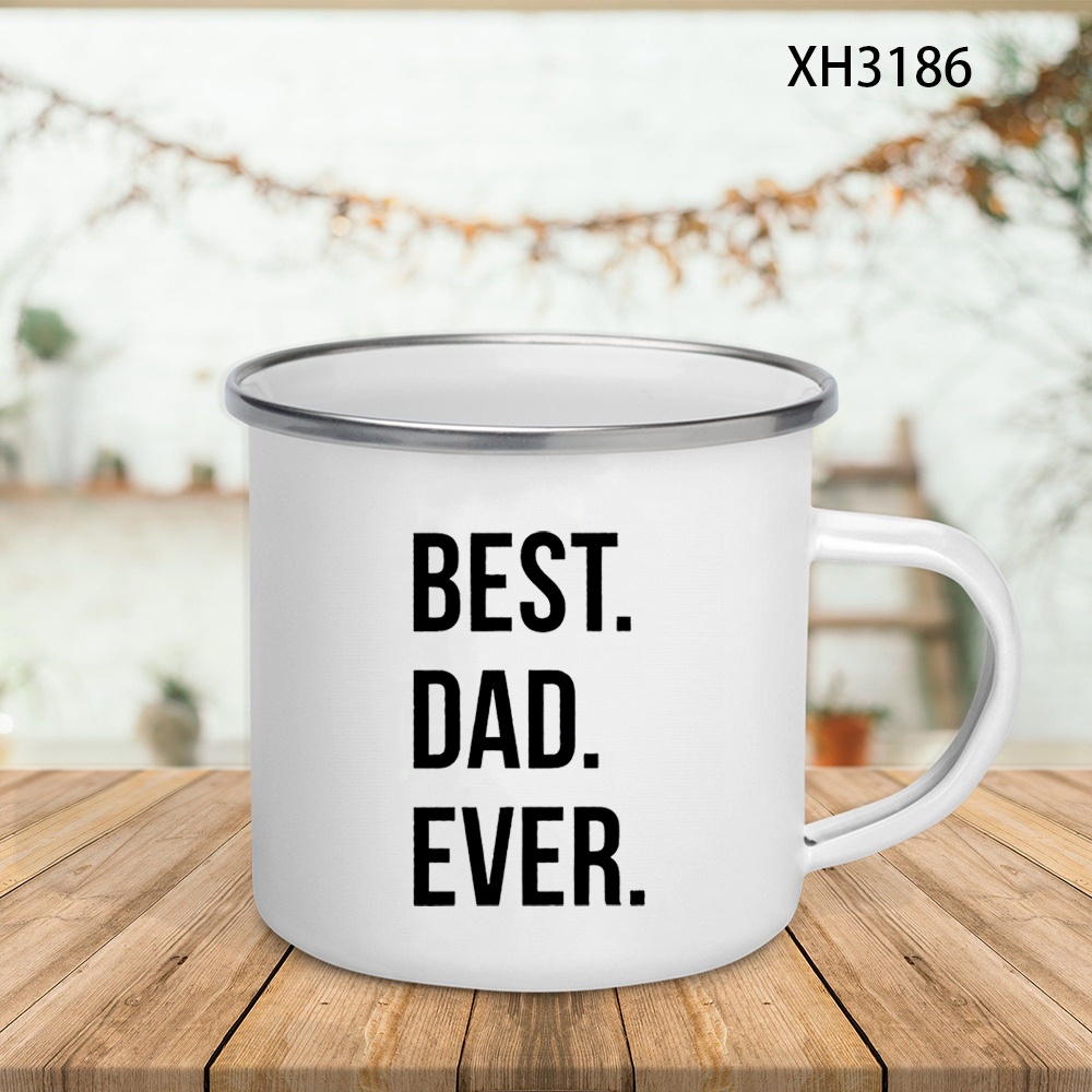 Tazza in Smalto 'The Best Dad  - Wine Beer Best recensione e prezzo