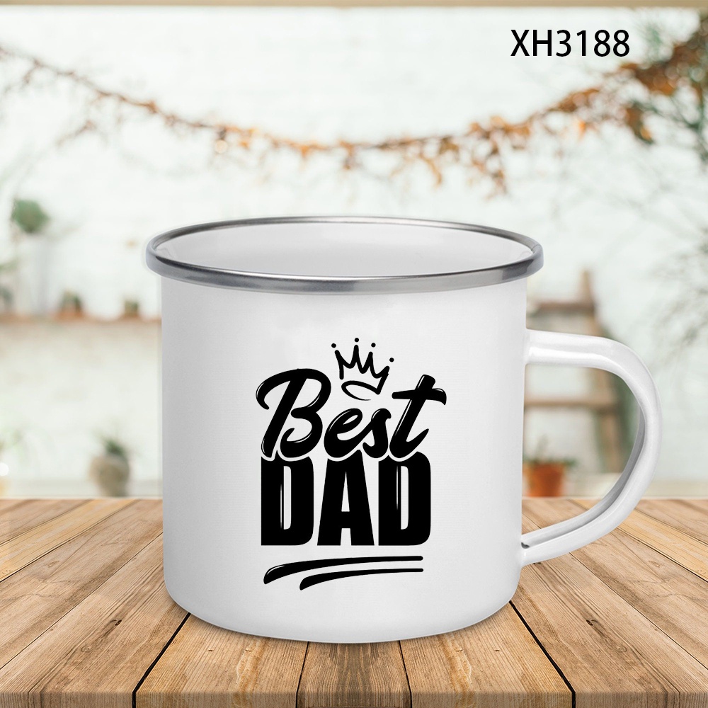 Tazza in Smalto 'The Best Dad  - Wine Beer Best recensione e prezzo