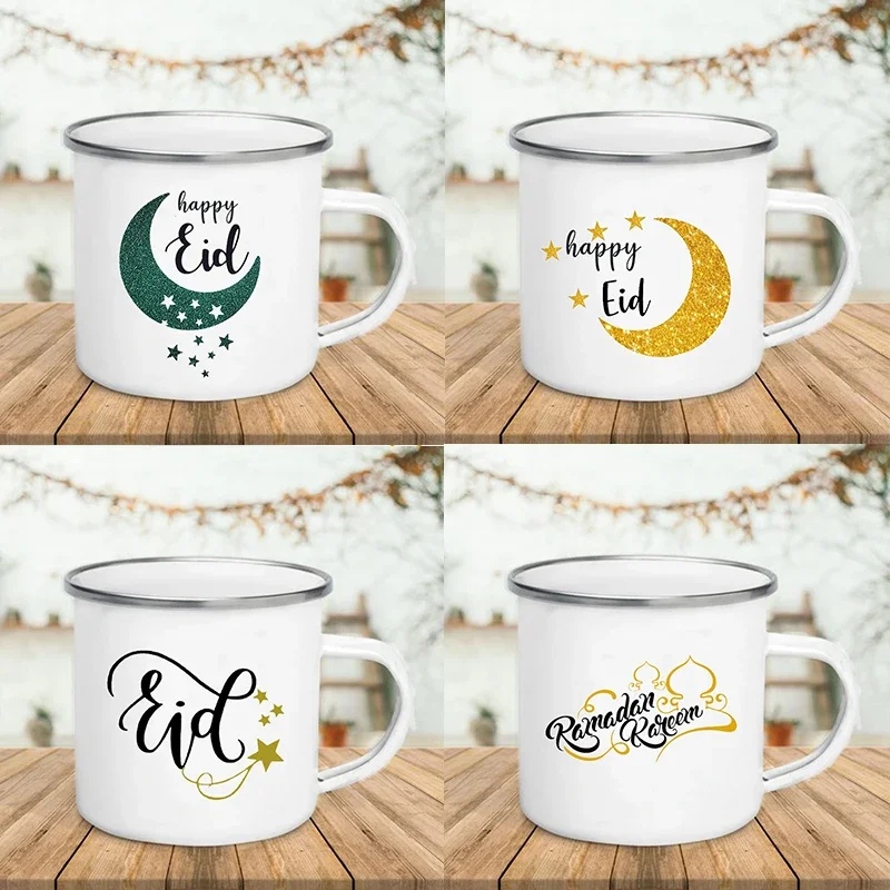 Handle Enamel Mugs Happy Eid M - Wine Beer Best recensione e prezzo